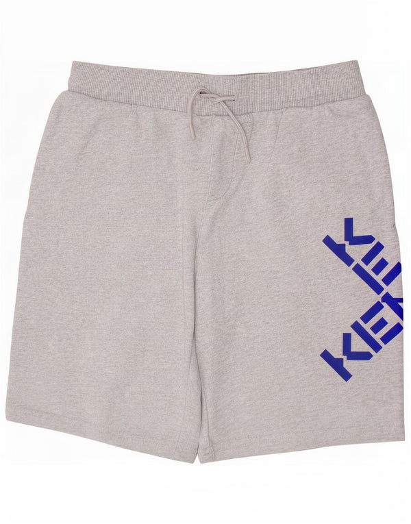 Kenzo Shorts deportivos con gráficos para niños 11-12 años Algodón moteado gris
