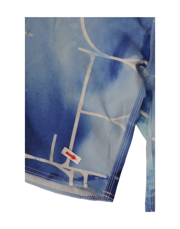 Rip Curl Bañador con estampado abstracto para hombre, color azul grande