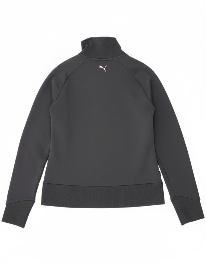 Puma Chaqueta de chándal gráfica para mujer UK 40 Gris medio Colorblock