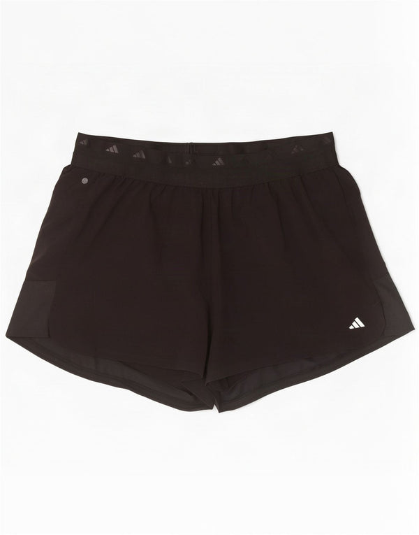 Adidas Mens Aeroready Graphic Sport Shorts 2XL Black Polyester