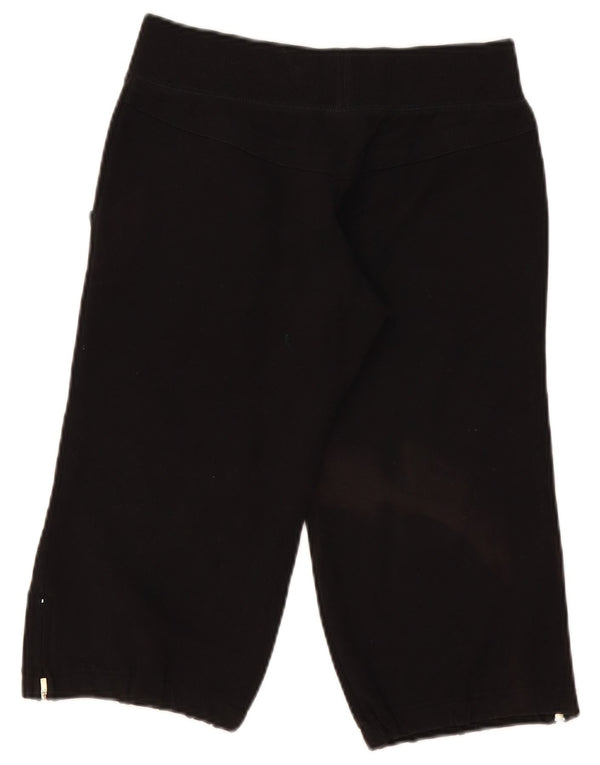 Puma Womens Bermuda Sport Shorts UK 8 Small Black Cotton