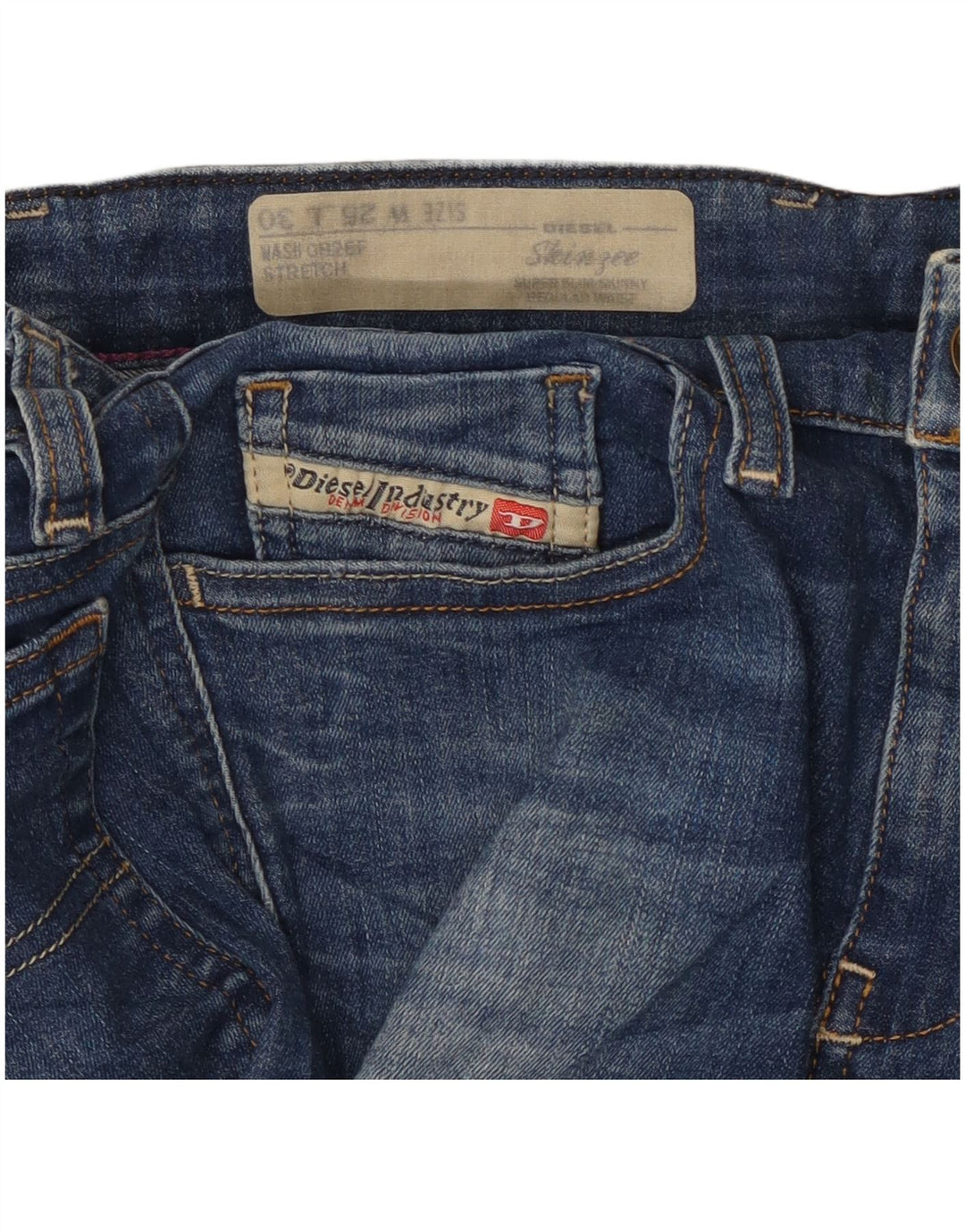 DIESEL Vaqueros Skinny Super Slim De Cintura Baja Skinzee W25 L27 Azul Mujer