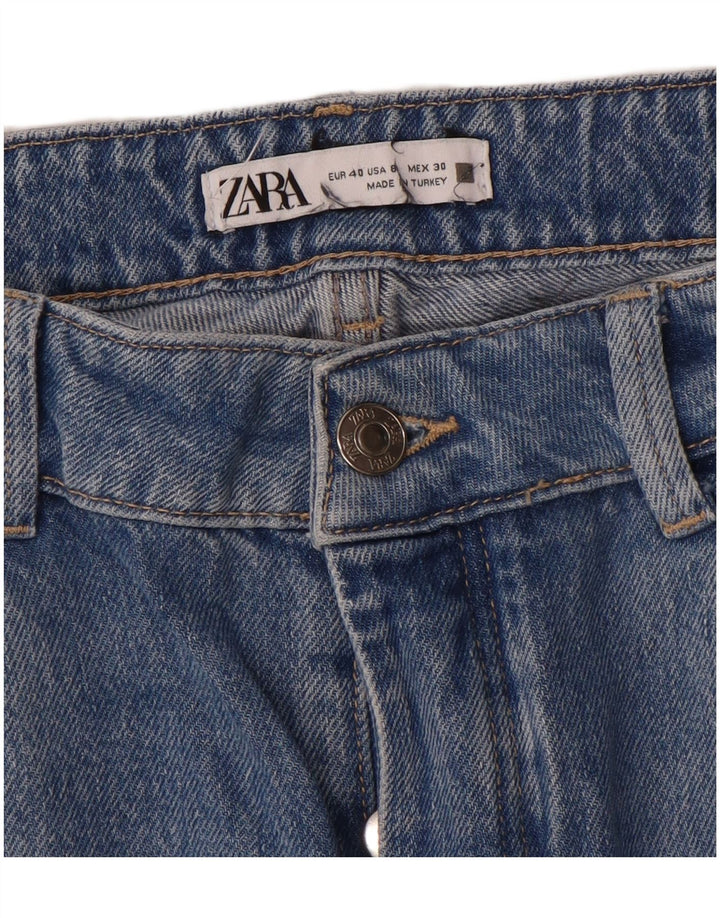 Zara Jeans Rectos Mujer EU 40 Medium W30 L32 Azul