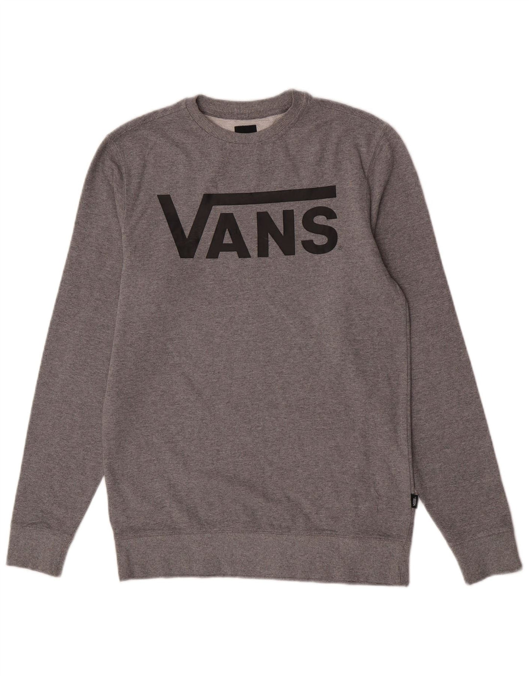 Vans Hombre Sudadera Gráfica Jumper Small Gris Algodón