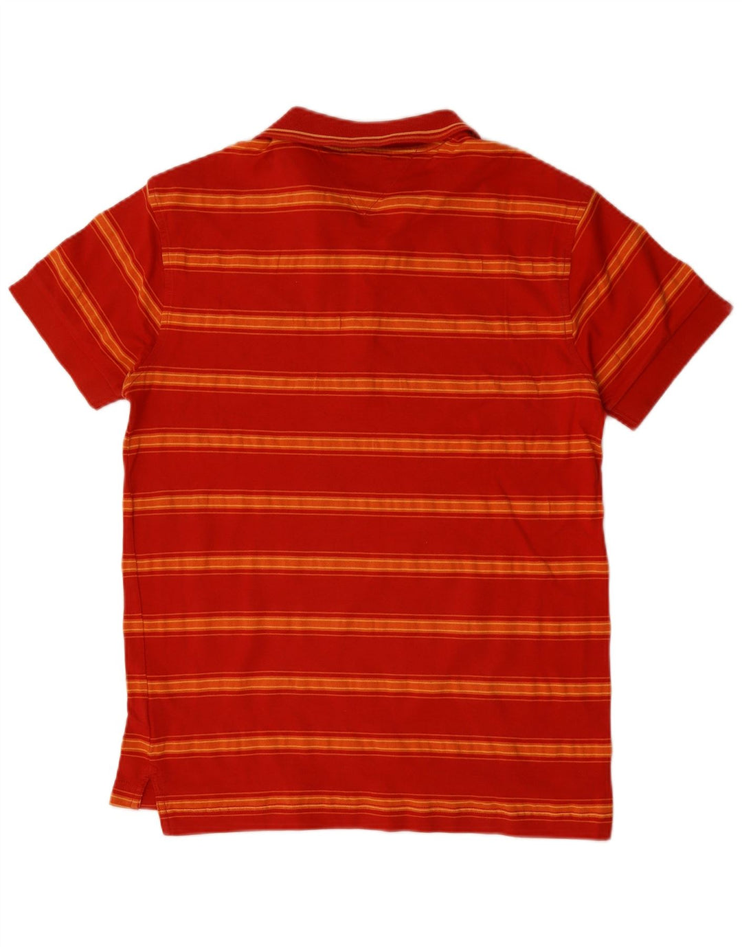 TOMMY HILFIGER Polo para hombre de algodón a rayas rojas grandes