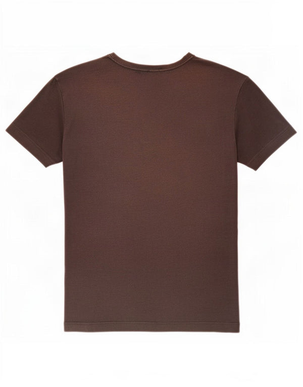 Calvin Klein Jeans Camiseta gráfica para mujer Top UK 10 Small Brown