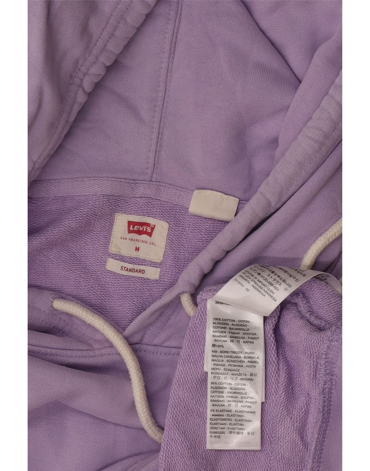 Levi's Jersey con capucha estándar para hombre de algodón morado medio
