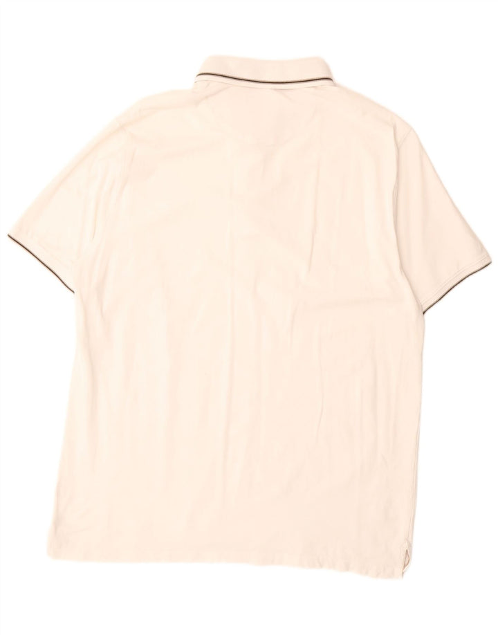 Polo Massimo Dutti Hombre 2XL Blanco Roto