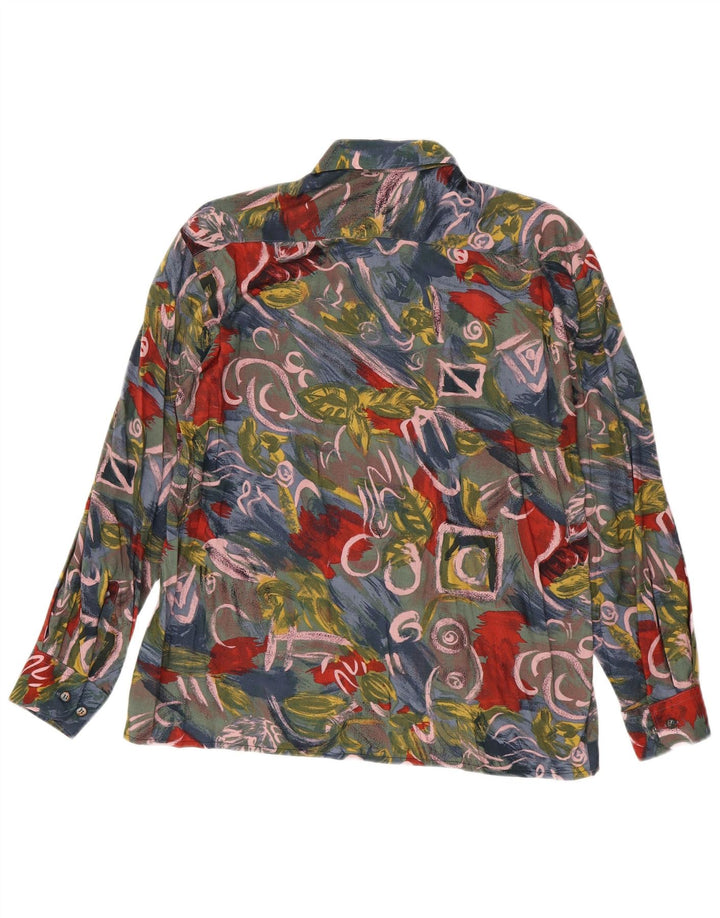 Camargue Camisa Hombre Estampado Abstracto Talla 37/38 Small Viscosa Multicolor
