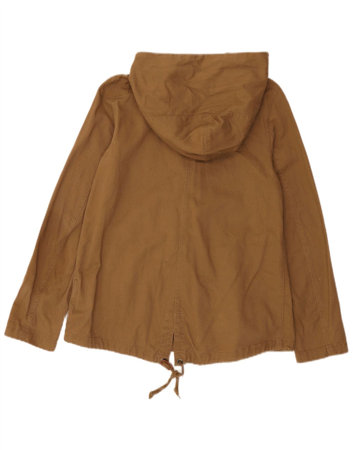 Roxy Chaqueta Bomber Extragrande con Capucha para Mujer UK 6 XS Algodón Marrón