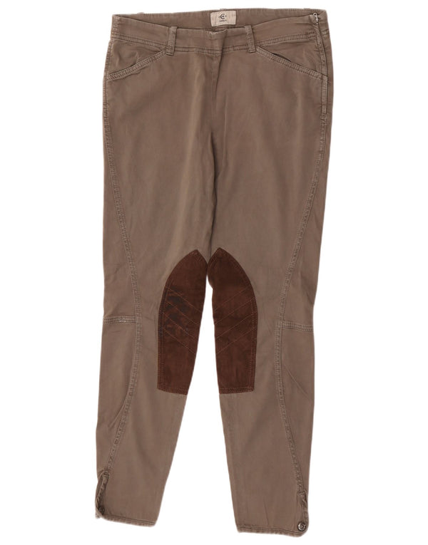 Cerruti 1881 Pantalones informales para mujer IT 42 Medium W31 L27 Gris Colorblock