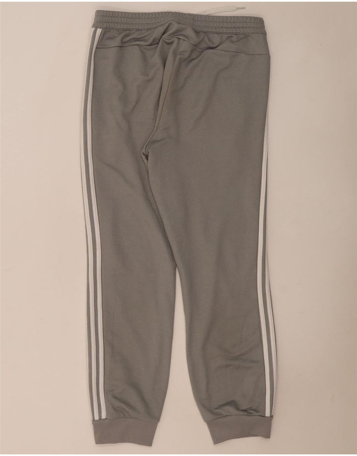 Adidas Hombre Pantalones De Chándal Joggers Grande Gris Poliéster