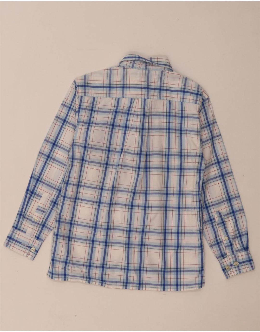 Tommy Hilfiger Camisa para niño 7-8 años XS Azul Cuadros Algodón