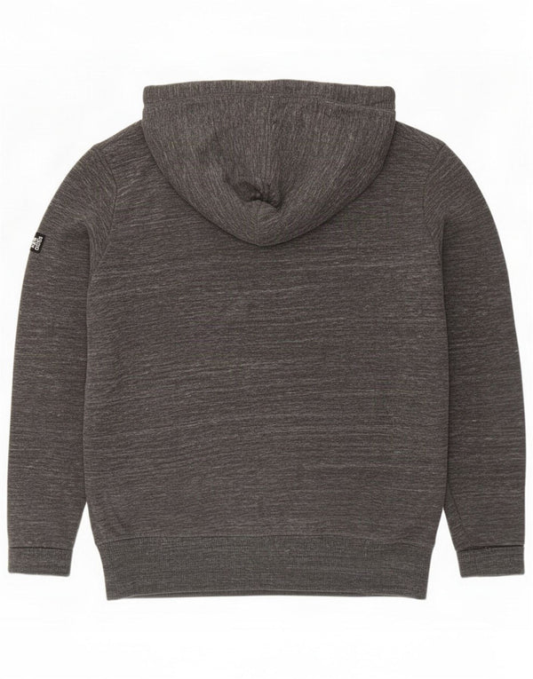 Superdry Jersey con capucha para hombre de algodón moteado gris grande