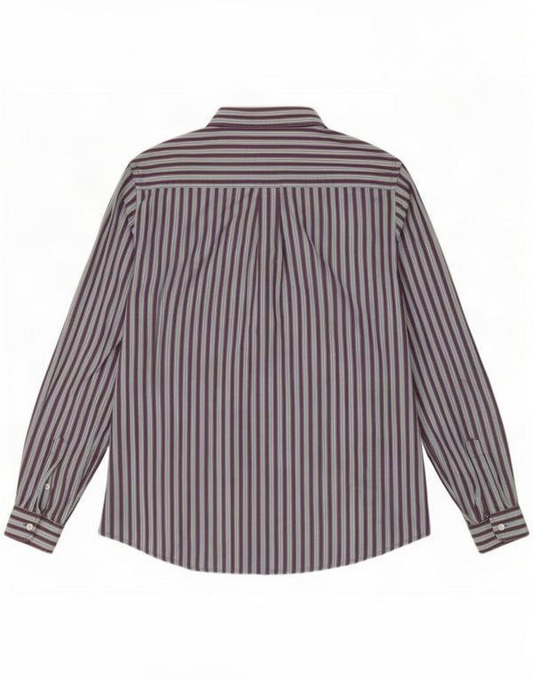 Camisa de corte clásico para hombre de White Stuff, talla 2XL, de algodón a rayas moradas