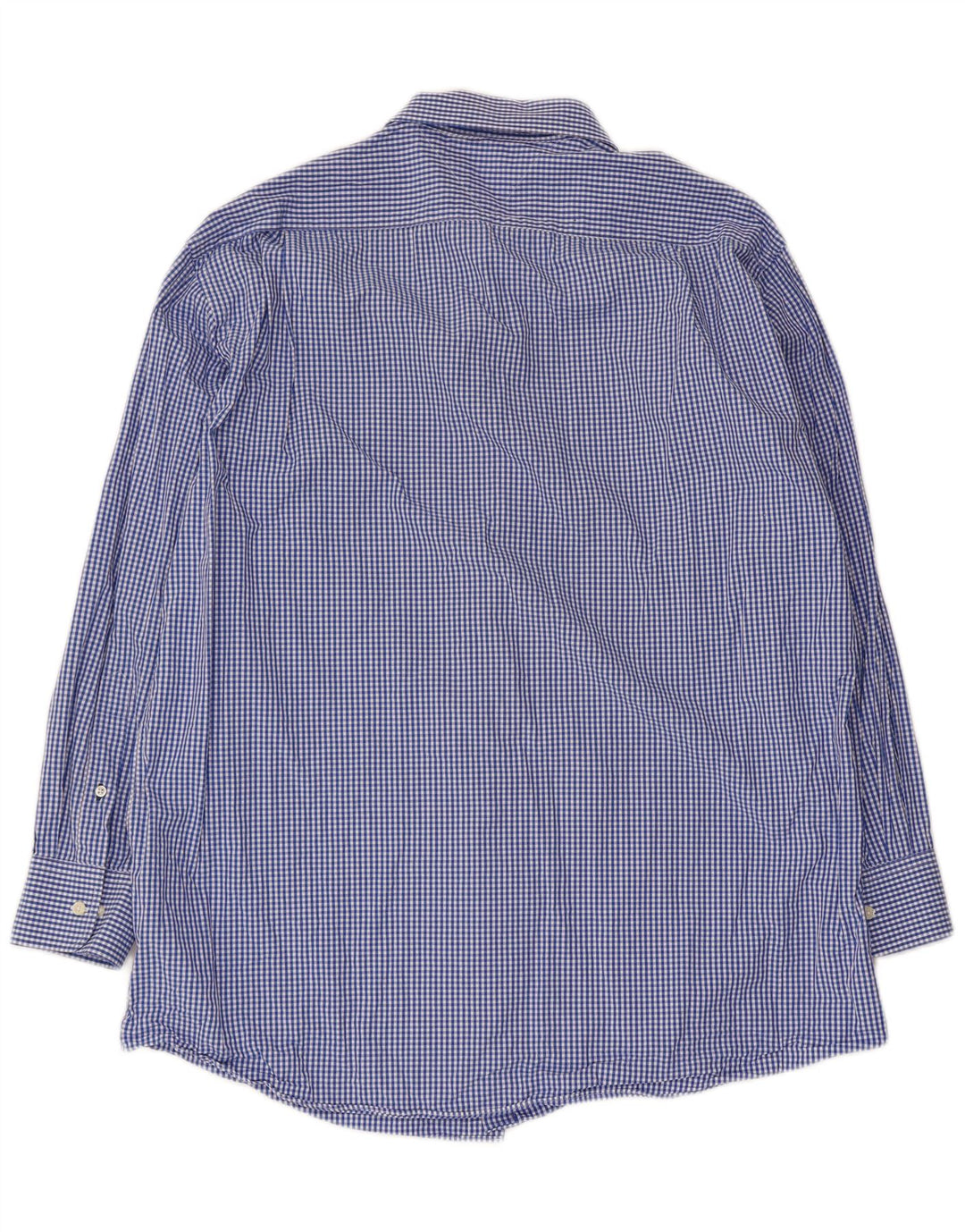 Tommy Hilfiger Camisa de ajuste regular para hombre talla 16 1/2 grande azul guinga