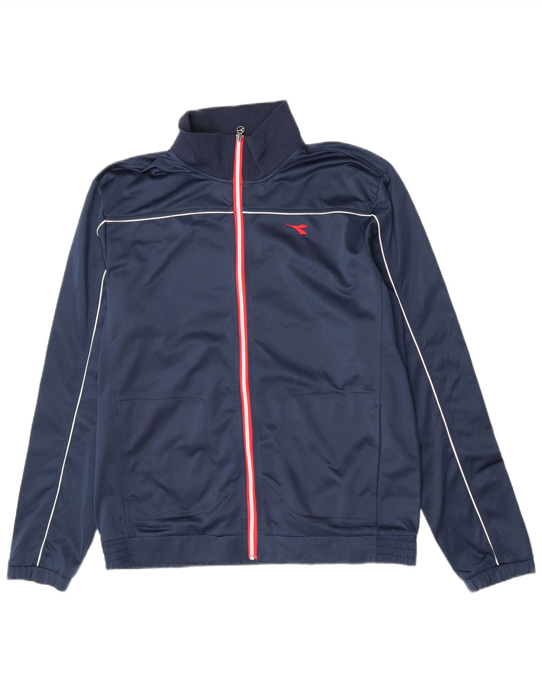 Diadora Hombre Chándal Top Chaqueta 2XL Azul Marino Poliéster