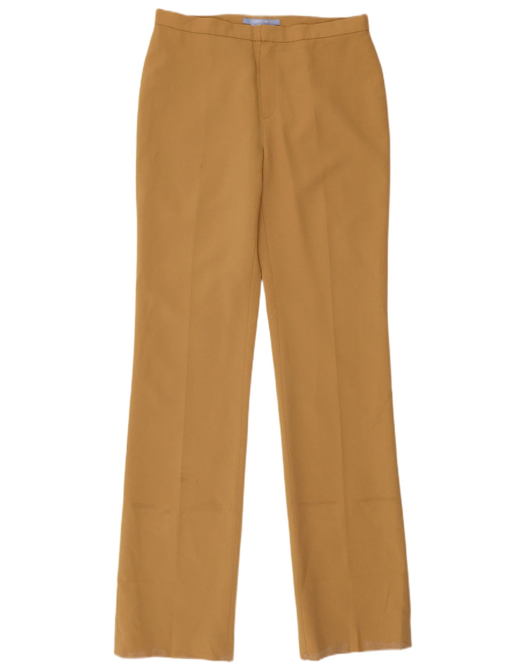 Zara Mujer Pantalón De Traje Recto EU 40 Medium W30 L35 Beige Poliéster
