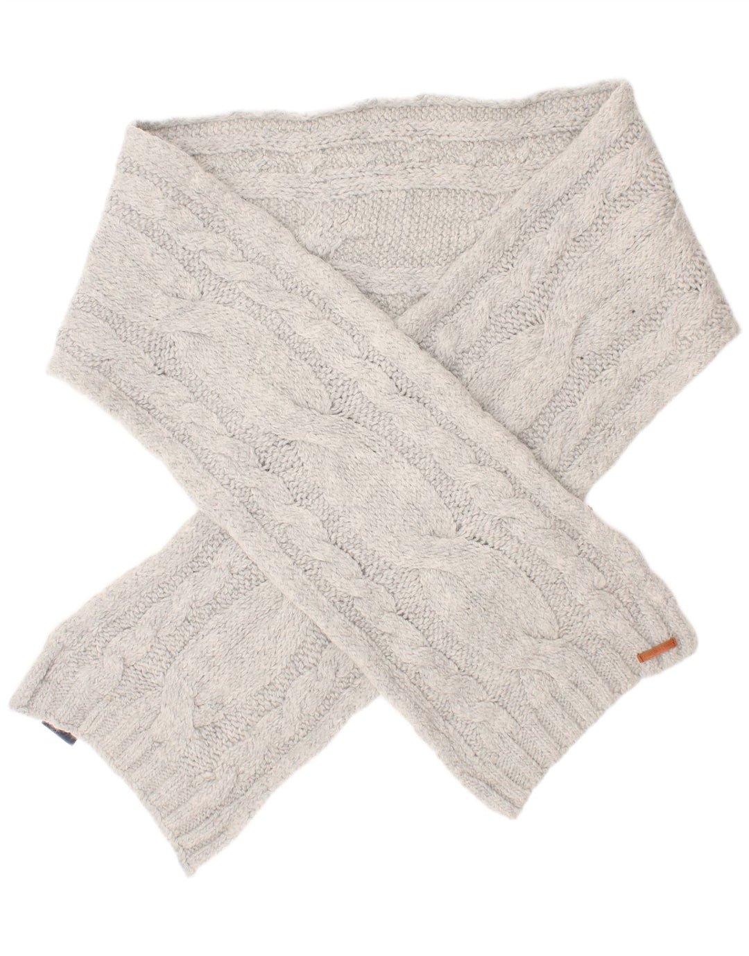 Bufanda rectangular tejida para hombres Tommy Hilfiger Talla única Gris
