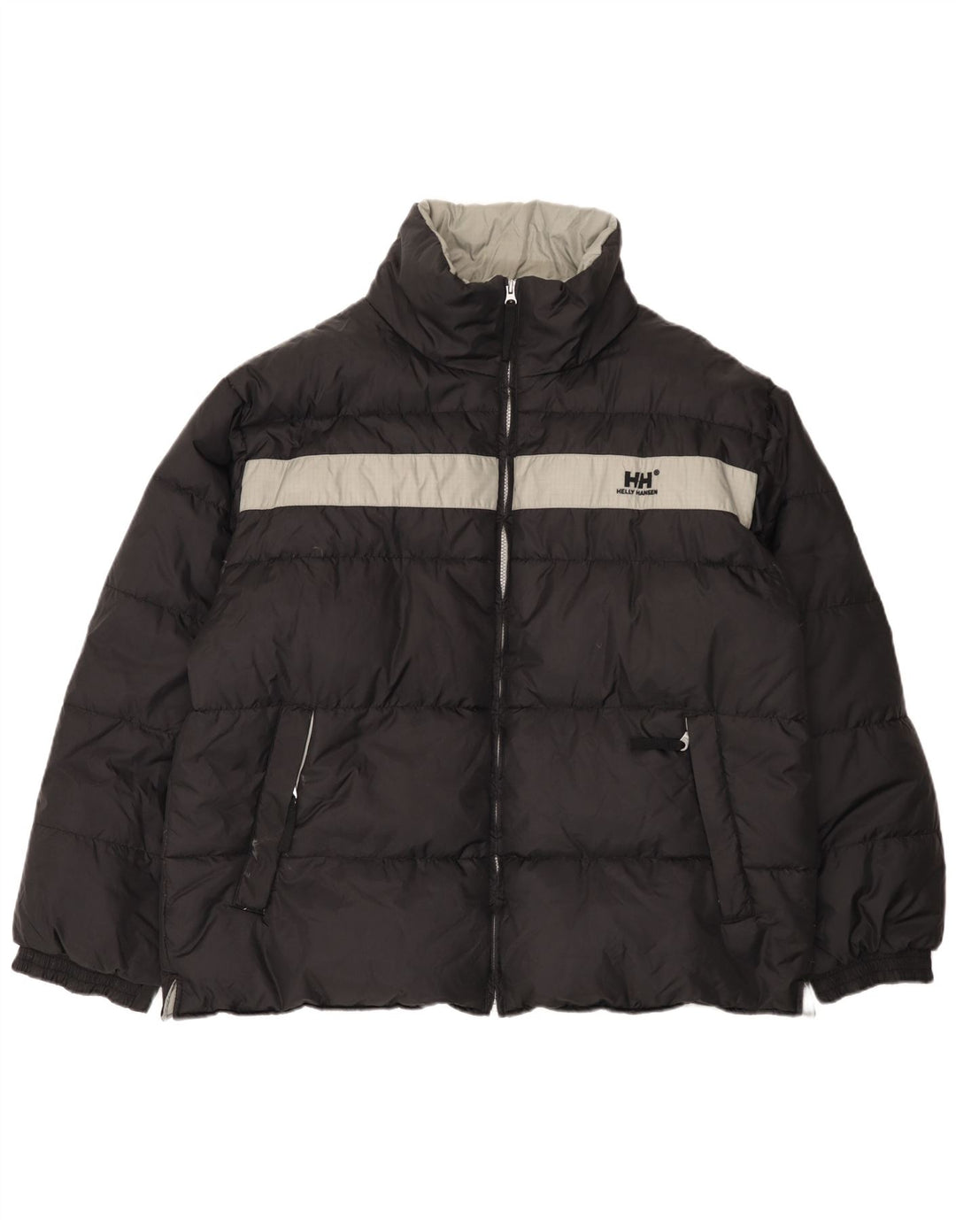 Helly Hansen Chaqueta acolchada con gráfico para hombre UK 44 2XL Nylon color block negro