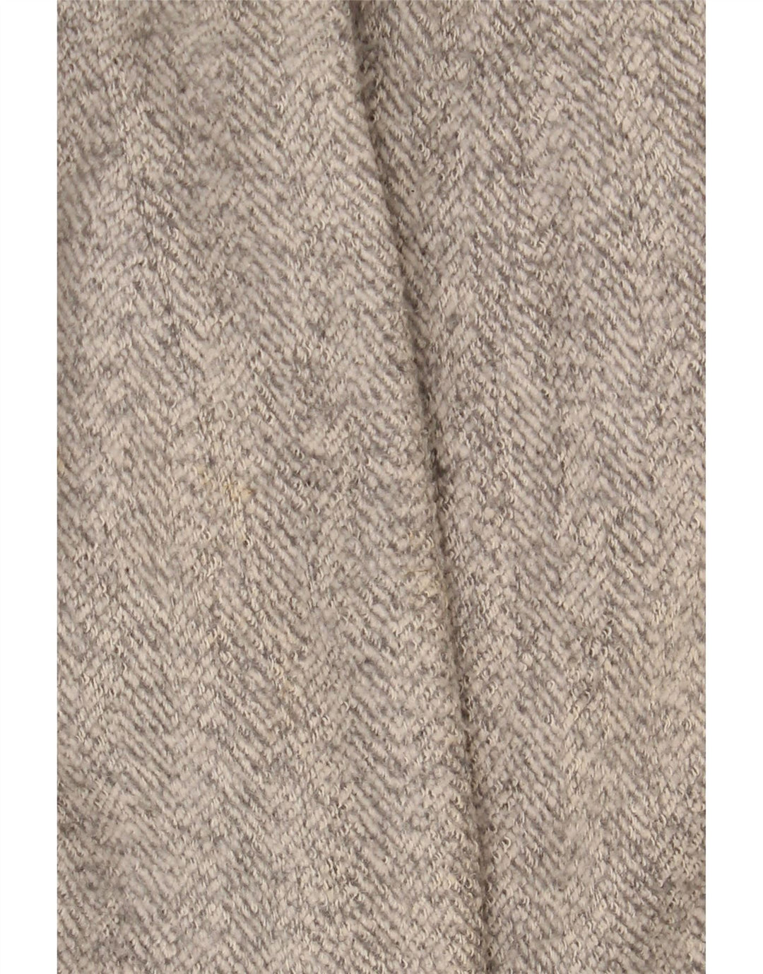 Zara Mujer Abrigo Reino Unido 42 Medio Beige Espiga Poliéster
