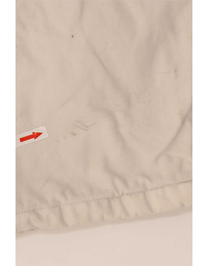 Murphy & Nye Chaqueta bomber estampada para hombre Reino Unido 40 Grande Algodón beige