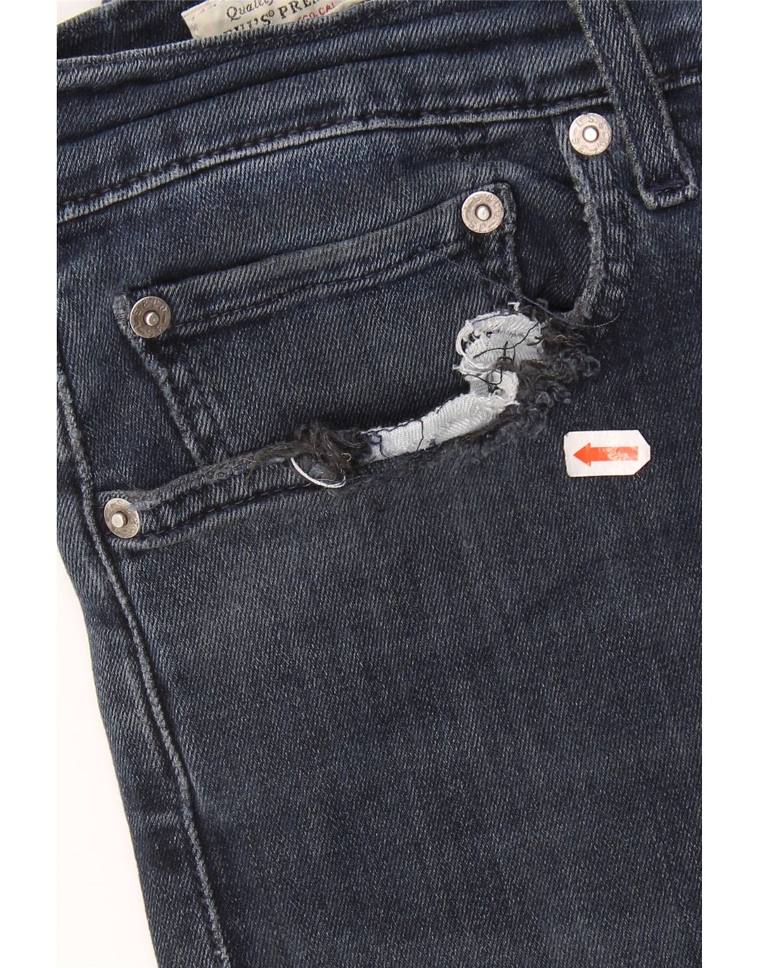 LEVI'S Vaqueros pitillo para hombre W32 L32 Algodón azul