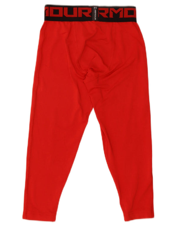 Under Armour Leggings Capri Graphic para hombre 2XS W22 L19 Bloque de color rojo