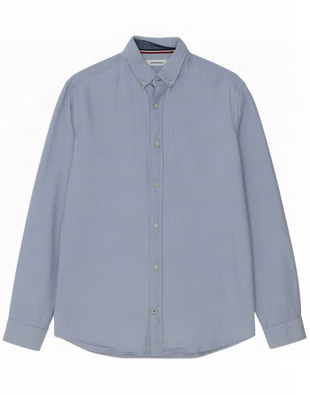 Camisa Jack & Jones para hombre Algodón moteado azul medio