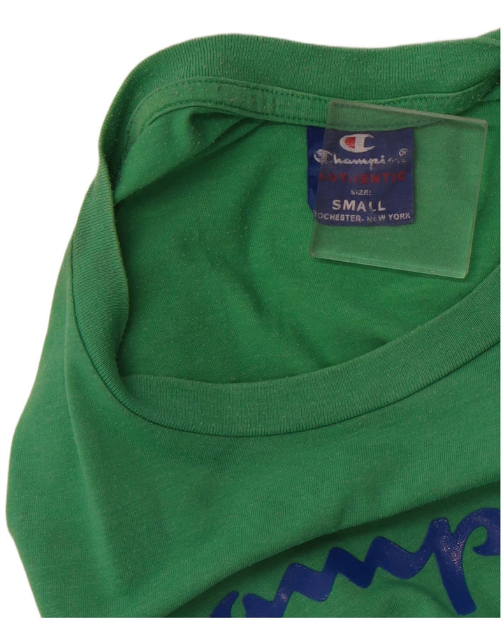 CHAMPION Camiseta gráfica para hombre Top Small Green