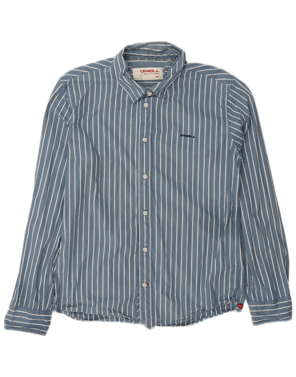 Camisa O'Neill Hombre Algodón A Rayas Azul Medio