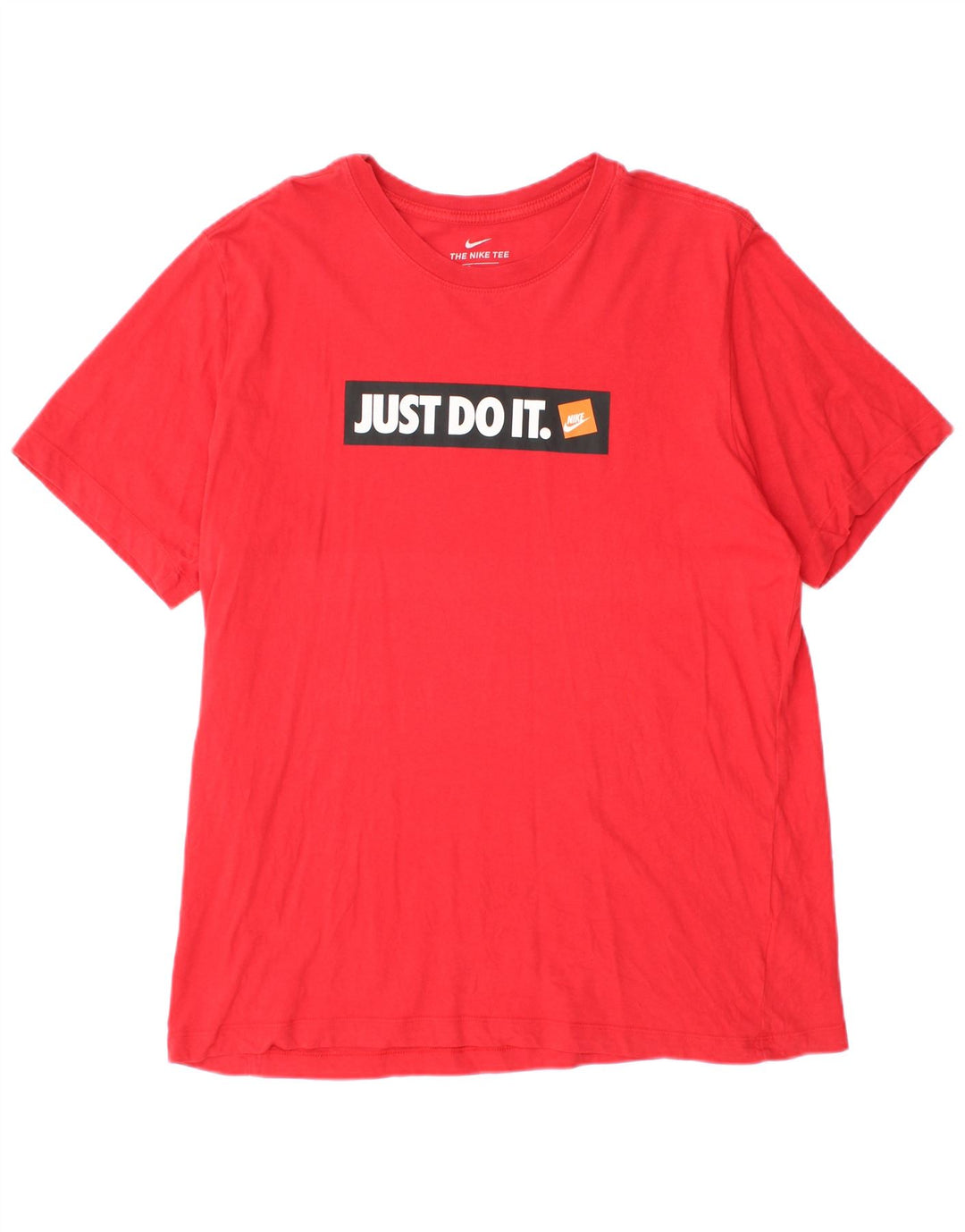 Nike - Camiseta gráfica para hombre, talla grande, algodón rojo