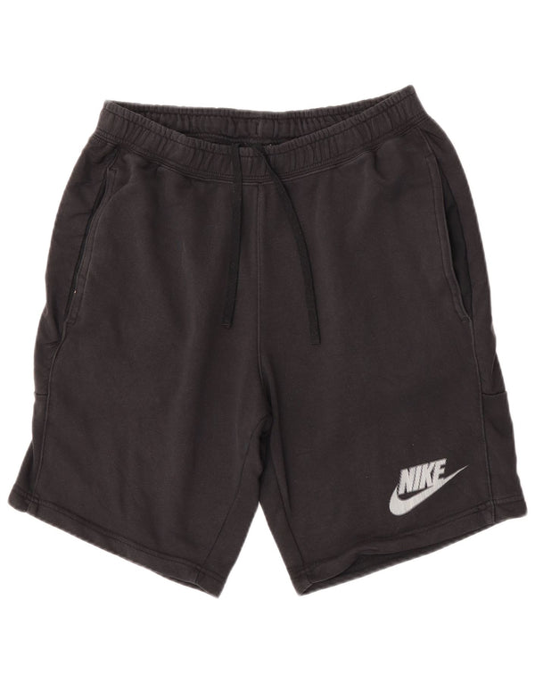 Nike Pantalones cortos deportivos gráficos para hombre mediano W32 L9 algodón negro
