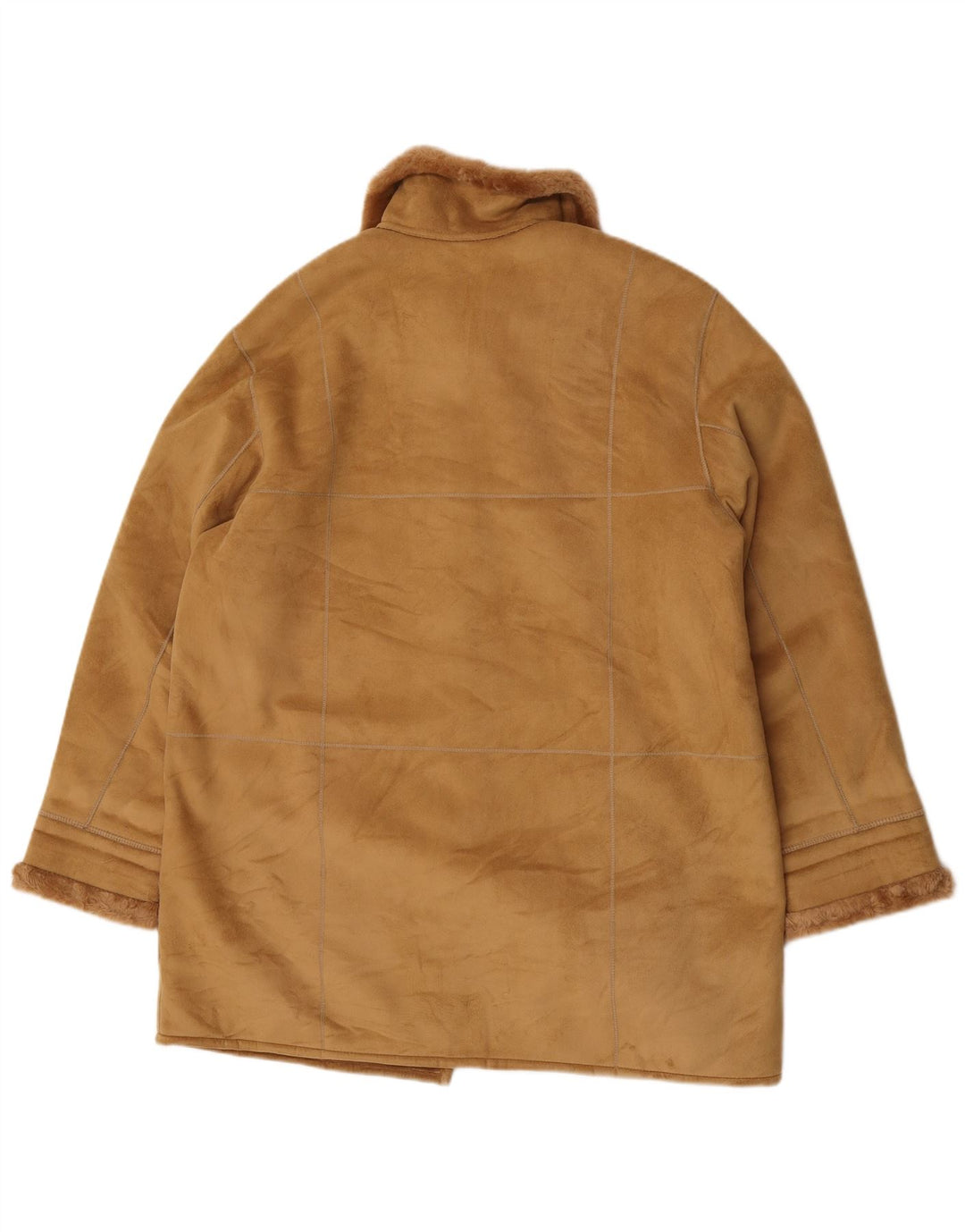 FUCHS & SCHMITT Chaqueta Sherpa para mujer UK 44 Piel polar beige mediana