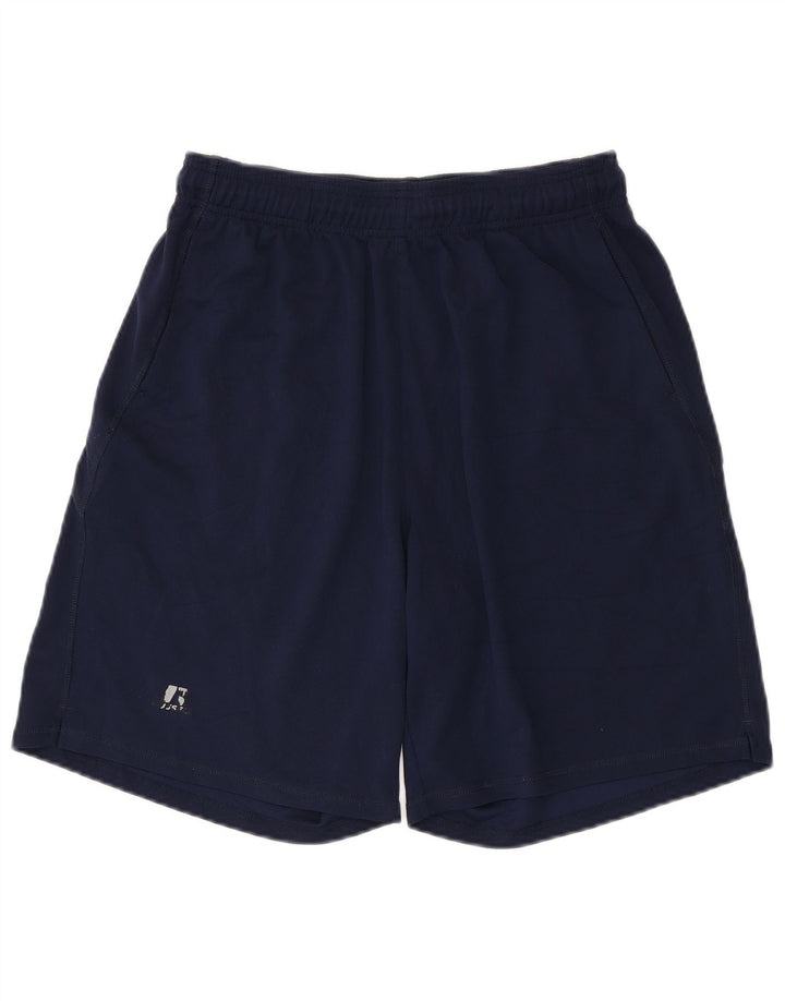 Russell Athletic Pantalones cortos deportivos Dri-Power para hombre, tamaño grande, poliéster azul marino