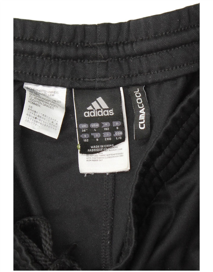 Adidas Pantalones De Chándal Hombre XL Negro Colorblock Poliéster