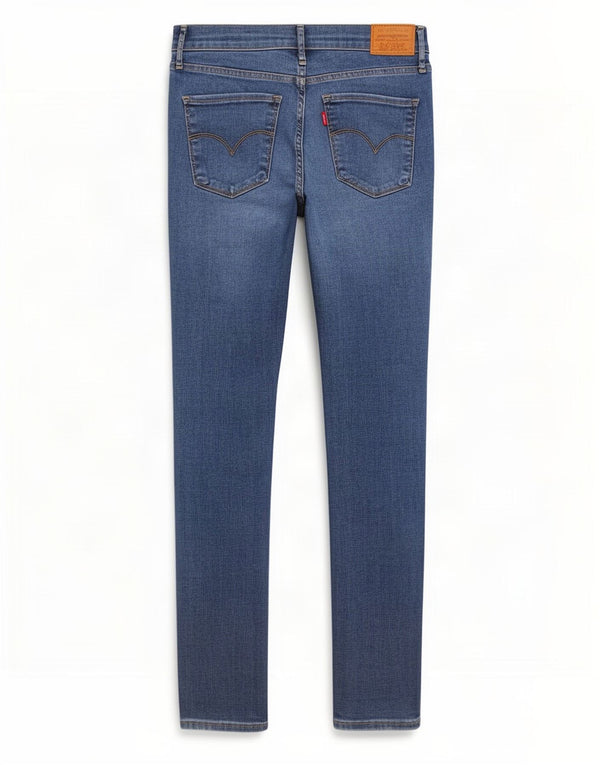 Levi's Vaqueros Pitillo Mujer W29 L30 Algodón Azul Marino