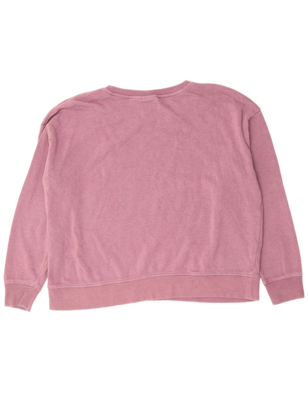 Reebok Sudadera de gran tamaño con gráfico para mujer UK 20 2XL Algodón morado