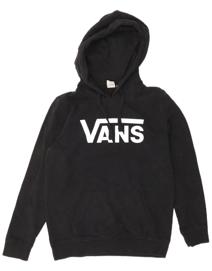 Vans - Sudadera con capucha para mujer, diseño gráfico, talla 10, color negro