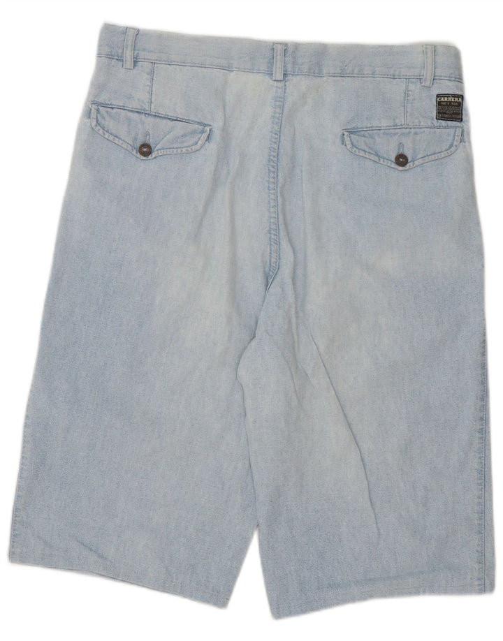 Carrera Mens Pegged Denim Shorts W32 Azul Medio