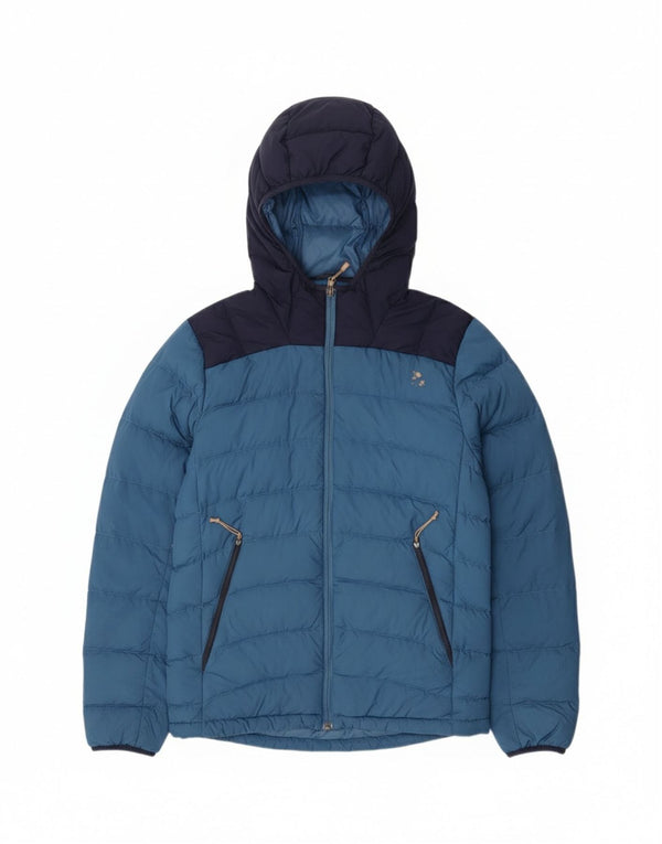 The North Face Chaqueta acolchada con capucha para hombre UK 36 Small Azul Colorblock Nylon