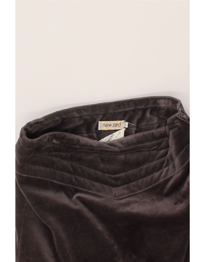 VINTAGE Womens Straight Skirt IT 44 Medium W28  Black Cotton Vintage Vintage and Second-Hand Vintage from Messina Hembry 