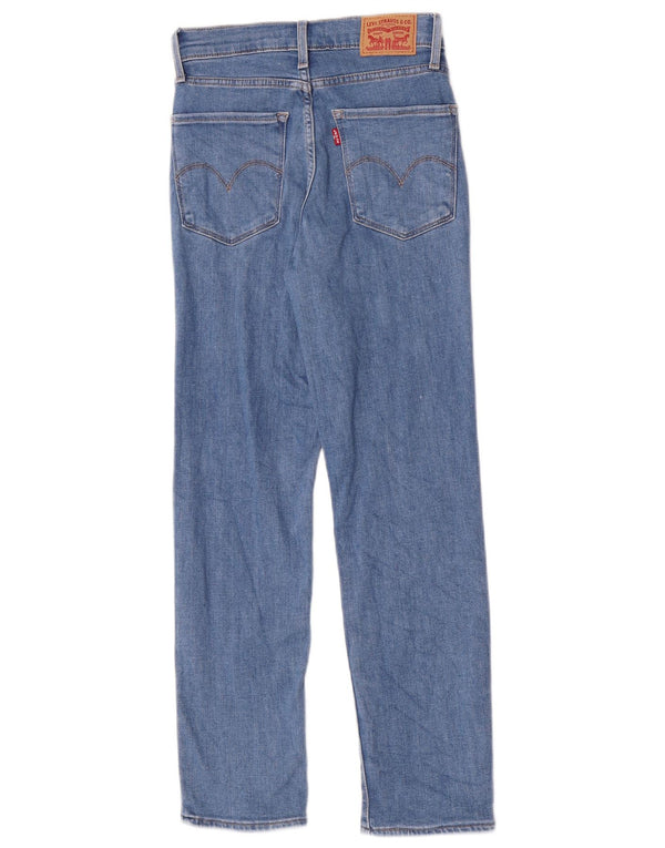 Levi's Mujer 724 Vaqueros Rectos De Tiro Alto W24 L26 Algodón Azul