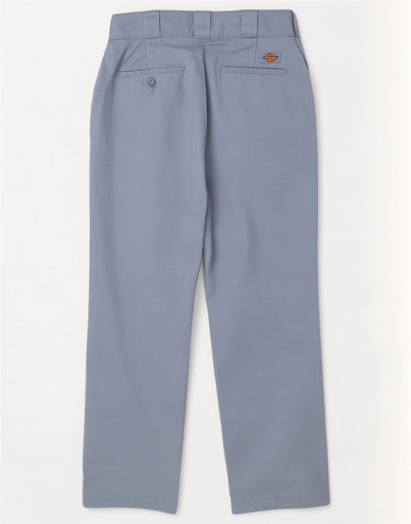 Pantalón chino recto Dickies Mujer W26 L25 Poliéster azul
