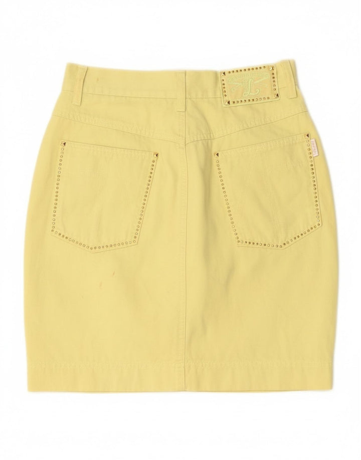 Minifalda Laurel para mujer EU 38 Mediana W28 Algodón amarillo