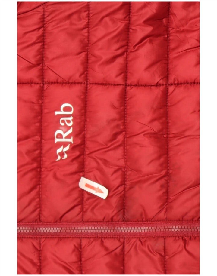 Chaqueta acolchada con capucha para hombre Rab UK 38 Medium Red Polyamide