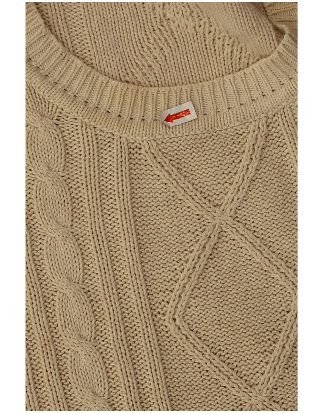 Jockey - Jersey de cuello redondo para hombre, talla grande, color beige