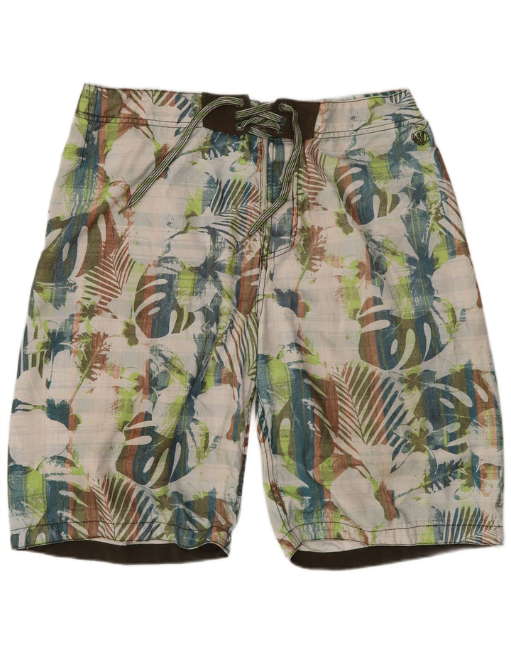 Bañador para hombre de Fat Face, poliéster floral multicolor grande