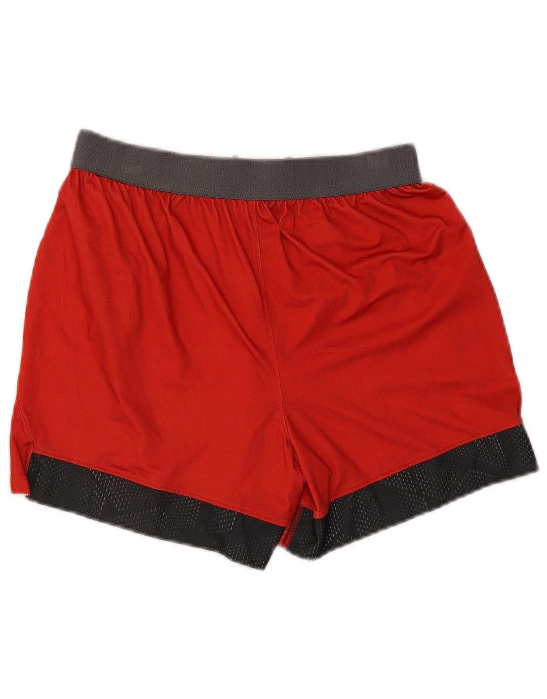 Under Armour Pantalones cortos deportivos para mujer UK 10 Small Rojo Colorblock Poliéster