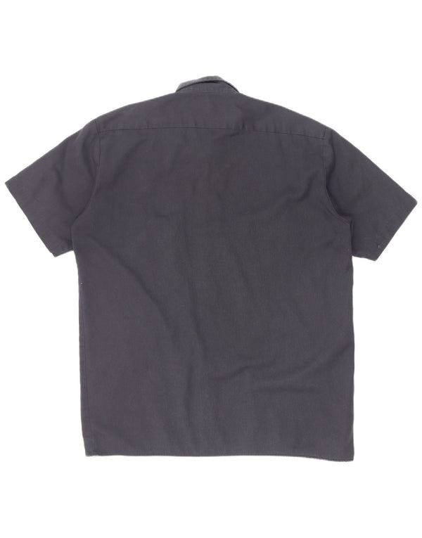 Camisa Dickies Hombre Manga Corta Grande Poliéster Azul Marino